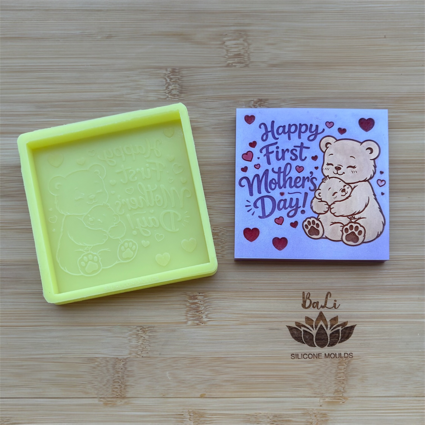 Happy First Mother’s Day Bears Mini Slab