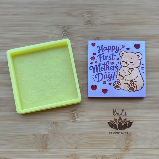 Happy First Mother’s Day Bears Mini Slab
