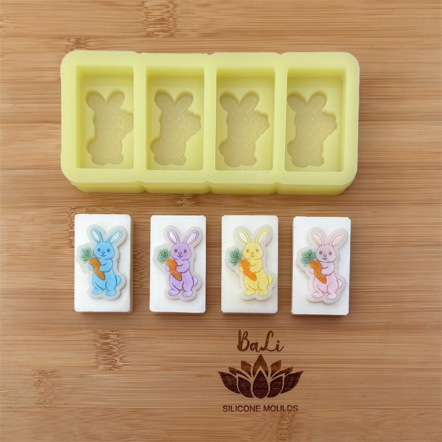 Bunny With Carrot Blocks