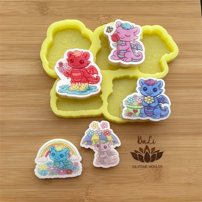 Flowery Dragon Set
