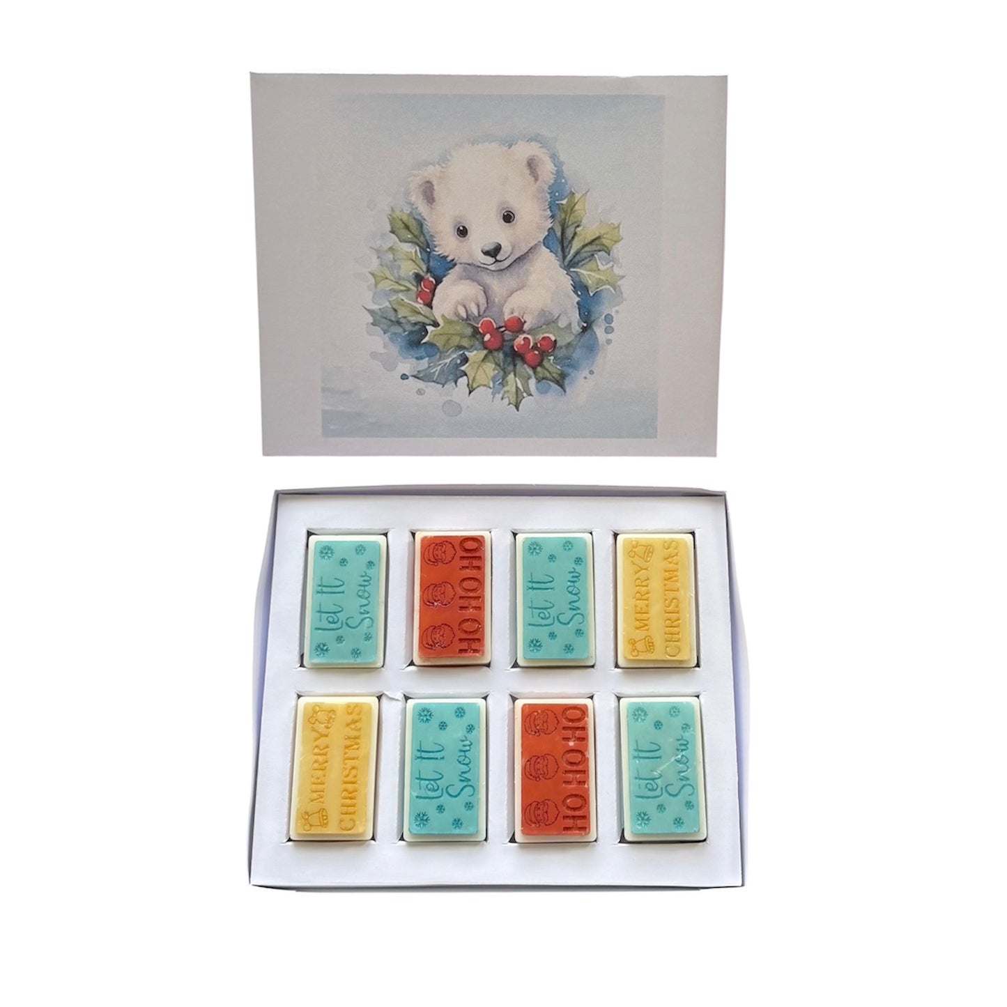 Christmas Polar Bear Block Box