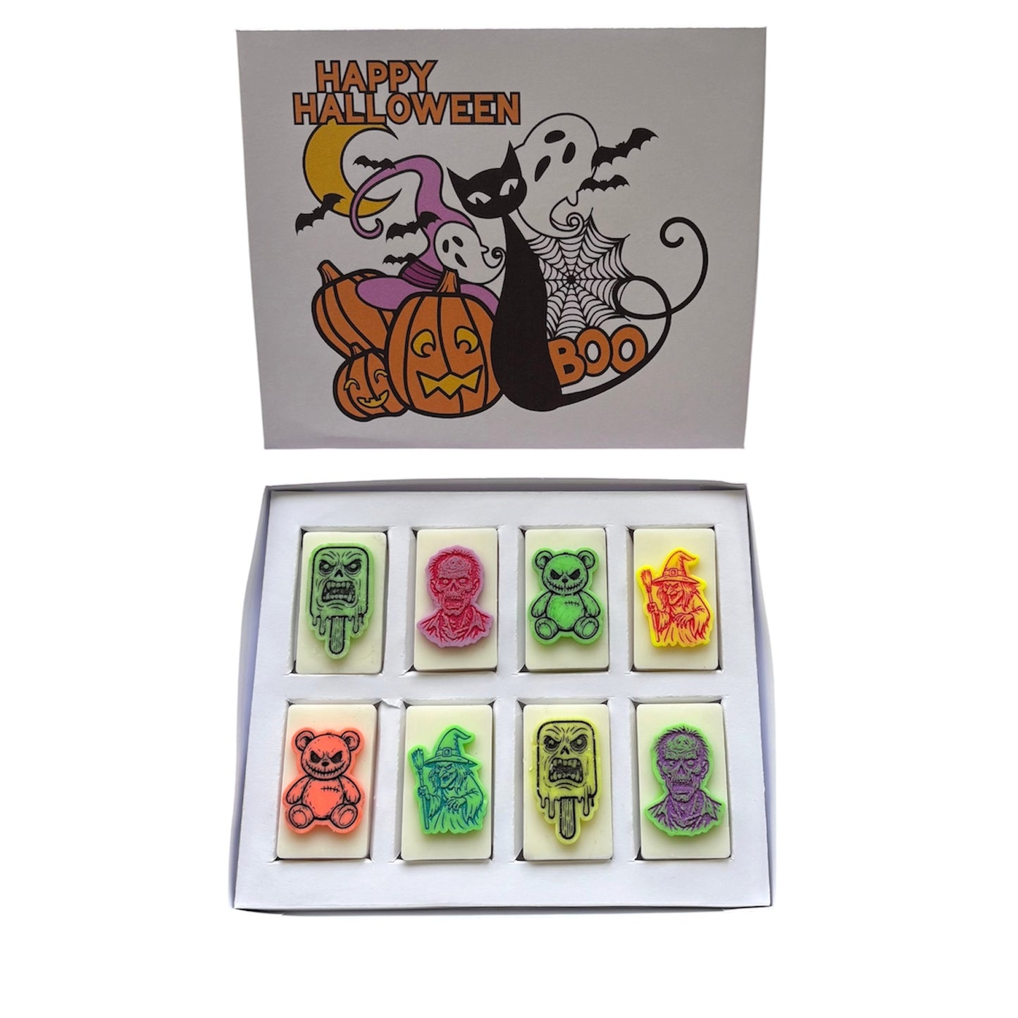 Happy Halloween Scene Block Box