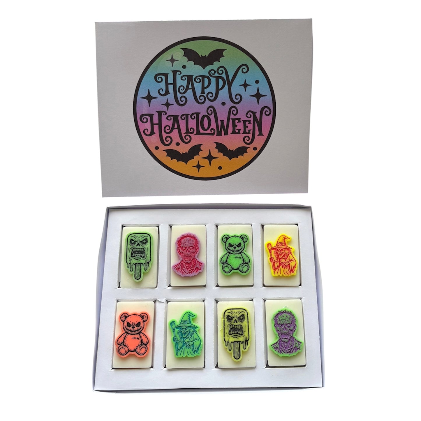 Happy Halloween Bats Block Box