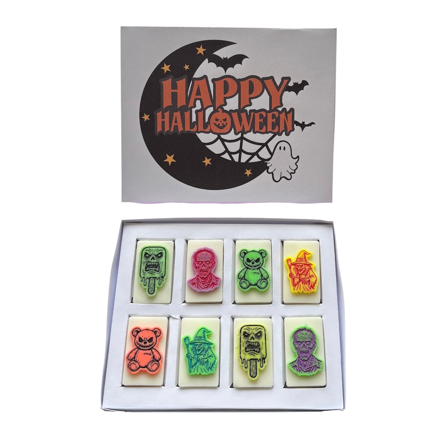 Happy Halloween Moon Block Box