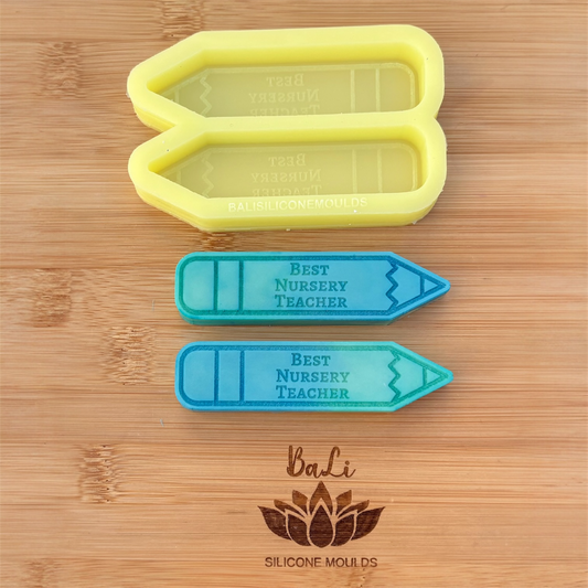 Best Nursery Teacher Pencil Shape Duo