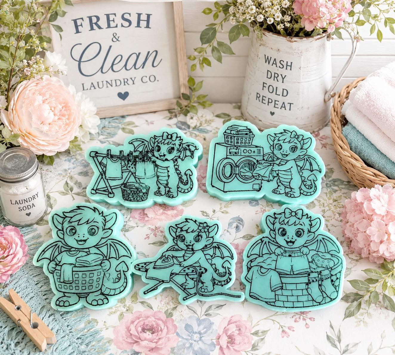 Laundry Dragon Set
