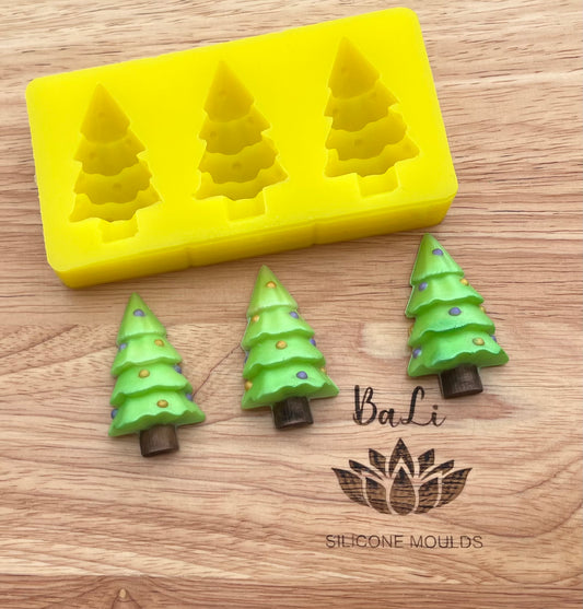 3D Christmas Tree Trio