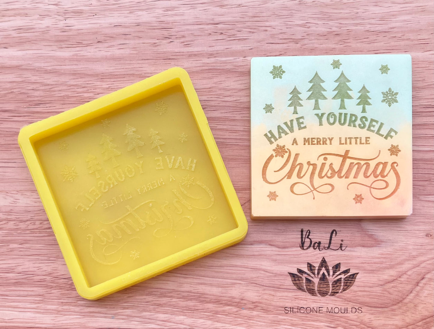 Have Yourself A merry Little Christmas Winter Scene Mini Slab