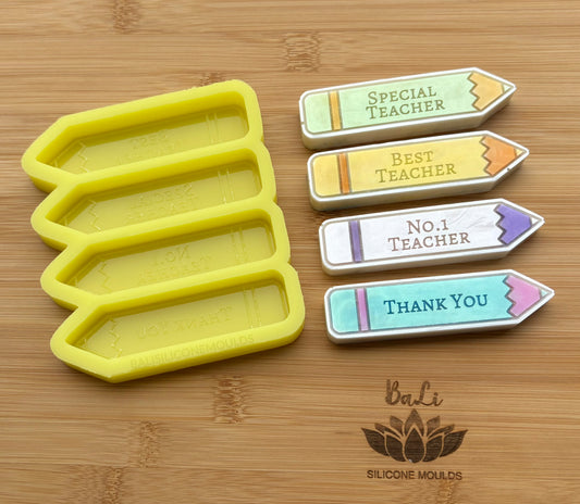 Teacher Pencil Shape Set