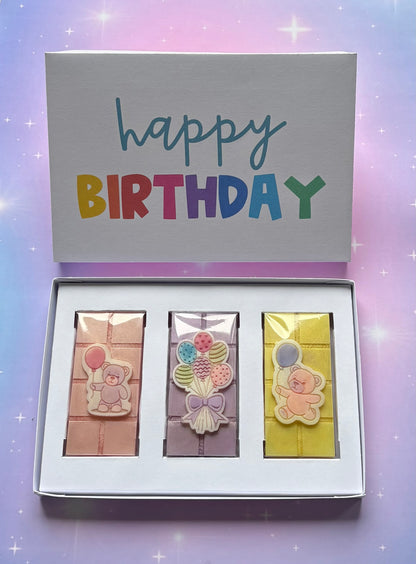 Happy Birthday Trio Mini Bar Box
