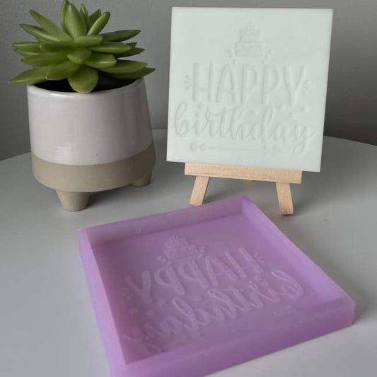 Happy Birthday Cake Mini Slab